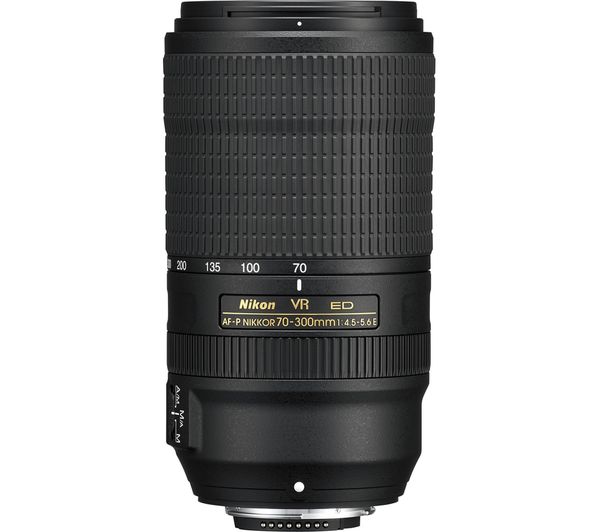 NIKON AF-P NIKKOR 70-300 mm f/4.5-5.6E ED VR Telephoto Zoom Lens