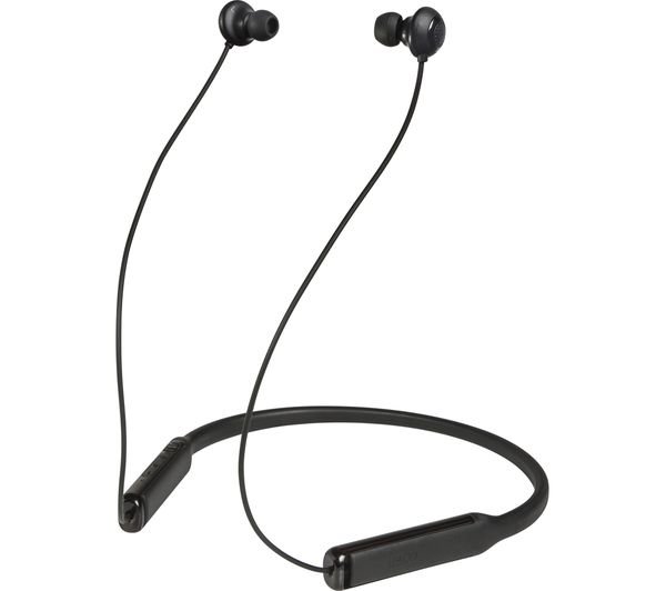 JAM Contour HX-EP750BK Wireless Bluetooth Noise-Cancelling Headphones - Black, Black