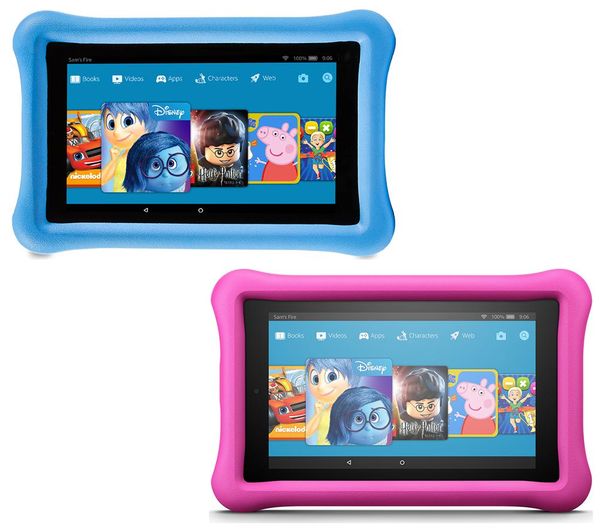 AMAZON Fire 7 Kids Edition Tablets Bundle - 16 GB, Blue & Pink, Blue
