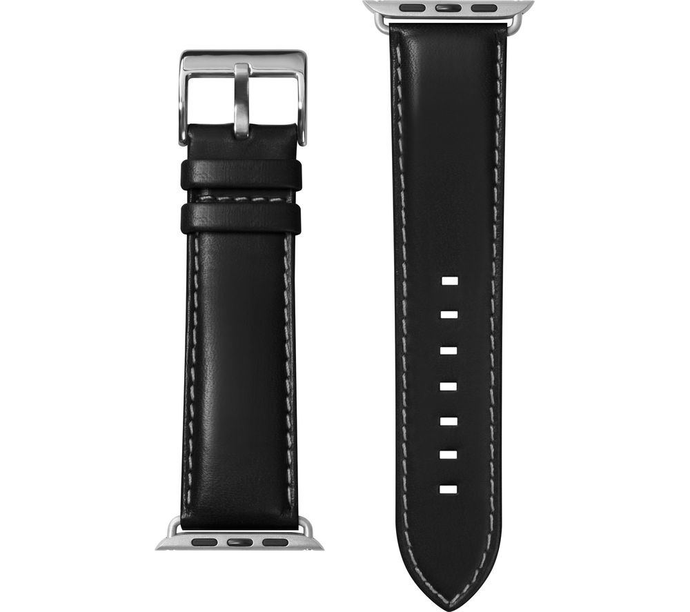 LAUT Apple Watch 42 / 44 mm Oxford Leather Loop Strap - Noir, Small