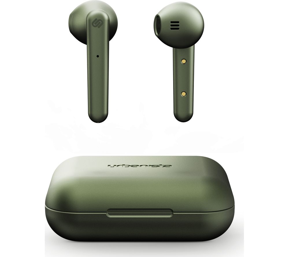 URBANISTA Stockholm Wireless Bluetooth Earphones - Olive Green, Olive
