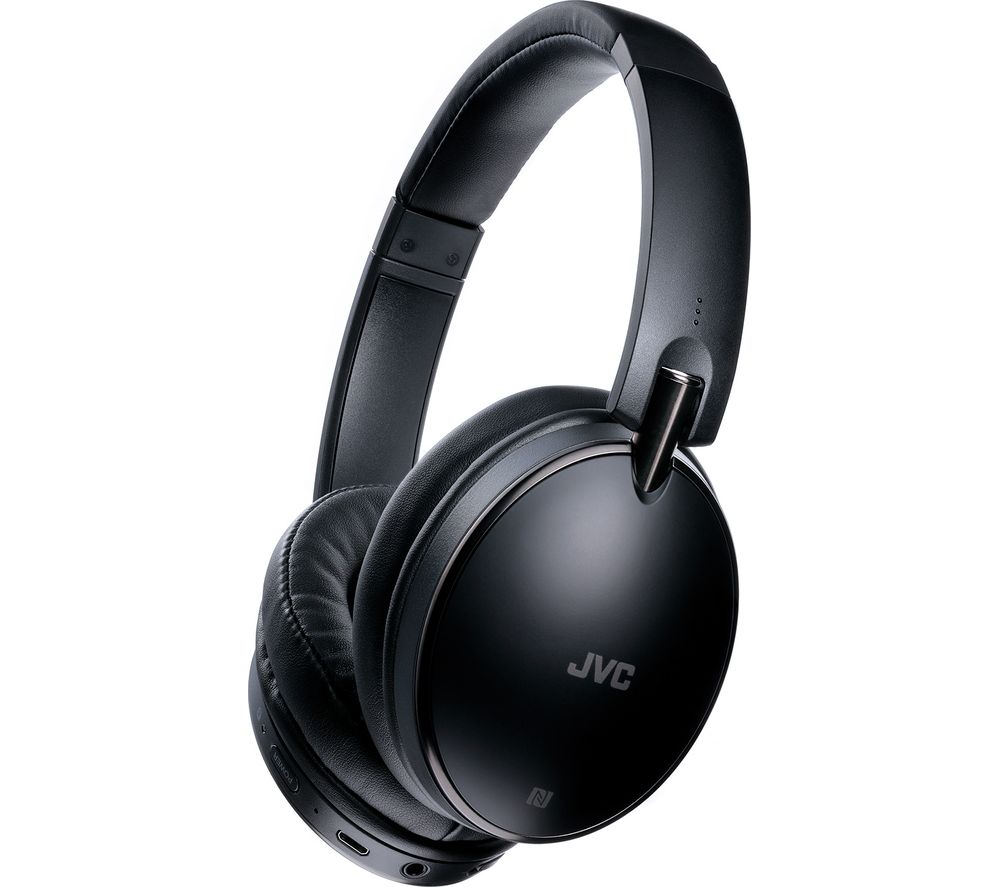 JVC HA-S90BN-Z-E Wireless Bluetooth Noise-Cancelling Headphones - Black, Black