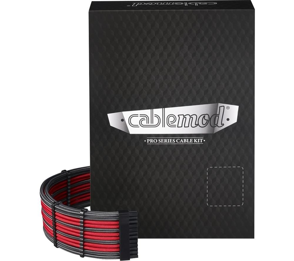 CABLEMOD PRO ModMesh C-Series RMi & RMx Cable Kit - Carbon & Red