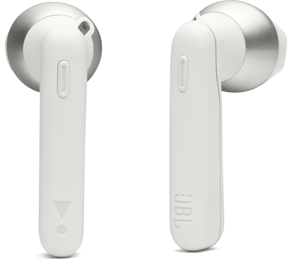 JBL Tune 220TWS Wireless Bluetooth Earphones - White, White