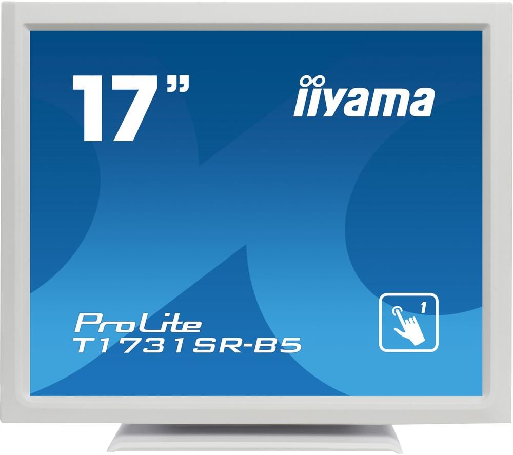 IIYAMA ProLite T1731SR-W5 HD Ready 17” LCD Touchscreen Monitor - White, White