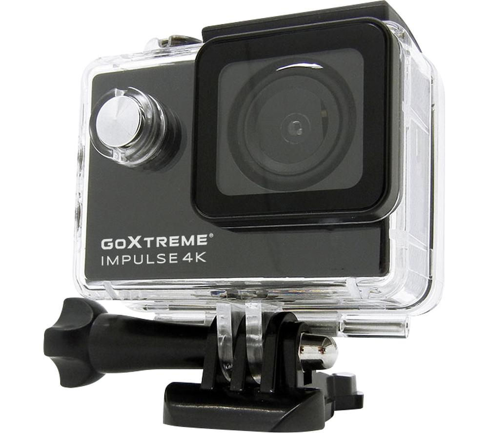 GOXTREME Impulse 4K Ultra HD Action Camera - Black, Black