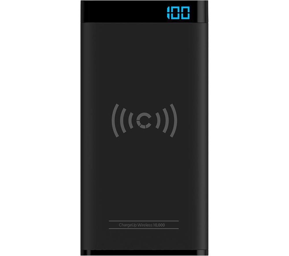 CYGNETT ChargeUp Swift Wireless Portable Power Bank - Black, Black