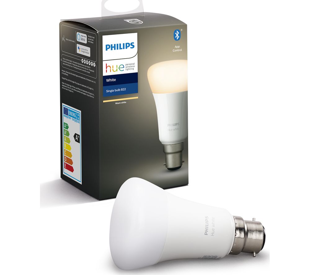 PHILIPS Hue White Bluetooth LED Bulb - GU10, White