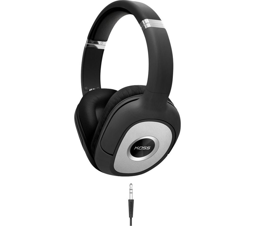 KOSS SP 540 185216 Headphones - Black & Silver, Black