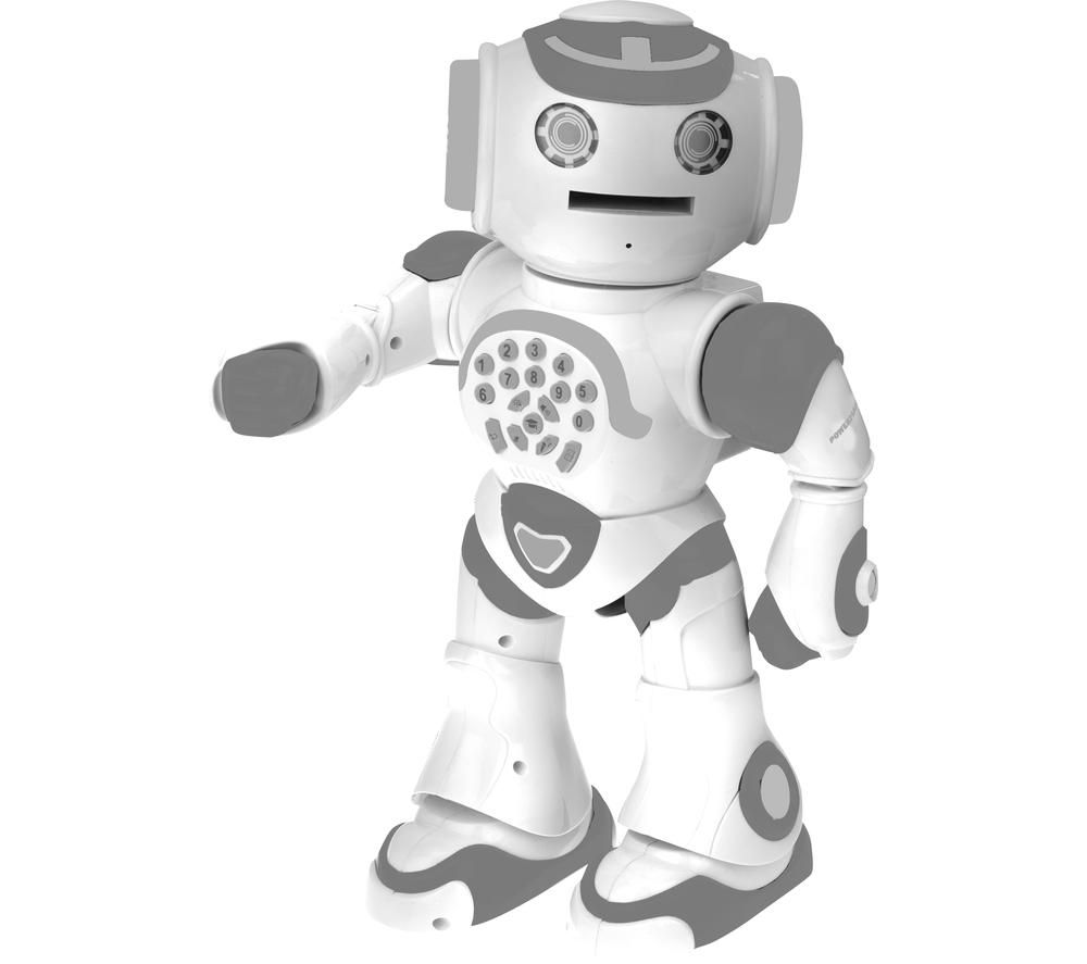 LEXIBOOK Powerman Max Educational Robot - Grey & White, Grey