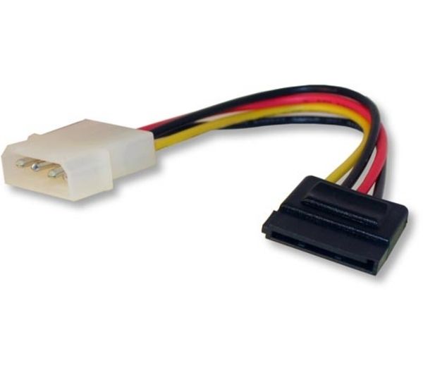 DYNAMODE Molex to SATA Power Cable - 0.10m