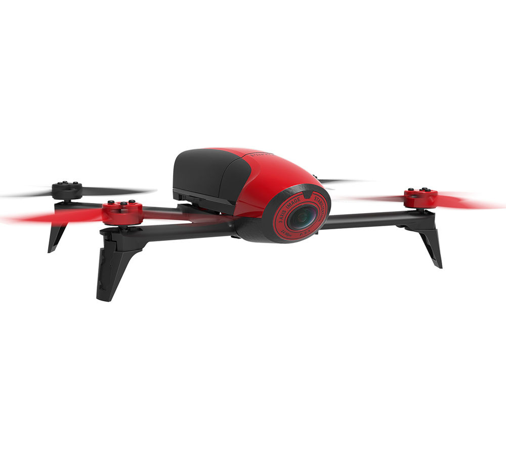 PARROT Bebop 2 Drone - Red, Red