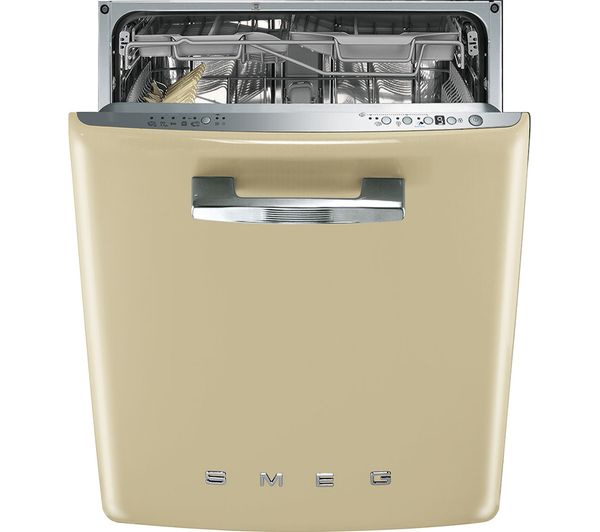 SMEG DI6FABCR Integrated Full-size Dishwasher - Cream, Cream