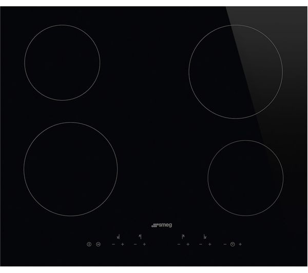 SMEG SE364TD Electric Ceramic Hob - Black, Black