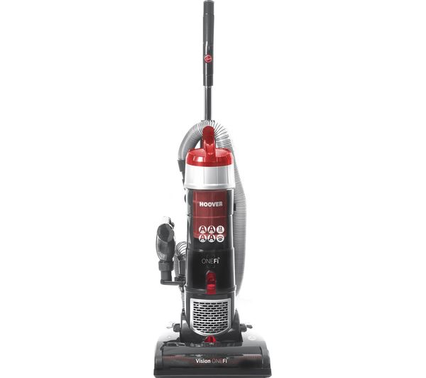 HOOVER Vision One-Fi VR81OF01 Upright Bagless Vacuum Cleaner - Grey & Red, Grey