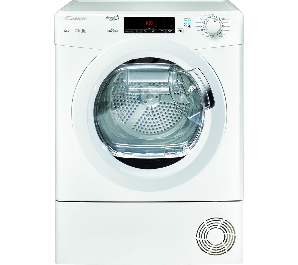 Grando Vita GSV C10TE NFC 10 kg Condenser Tumble Dryer - White, White