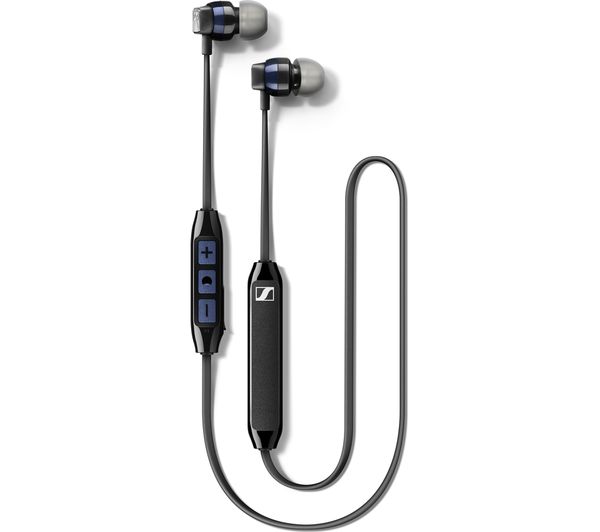 SENNHEISER CX 6.00BT Wireless Bluetooth Headphones - Black & Blue, Black