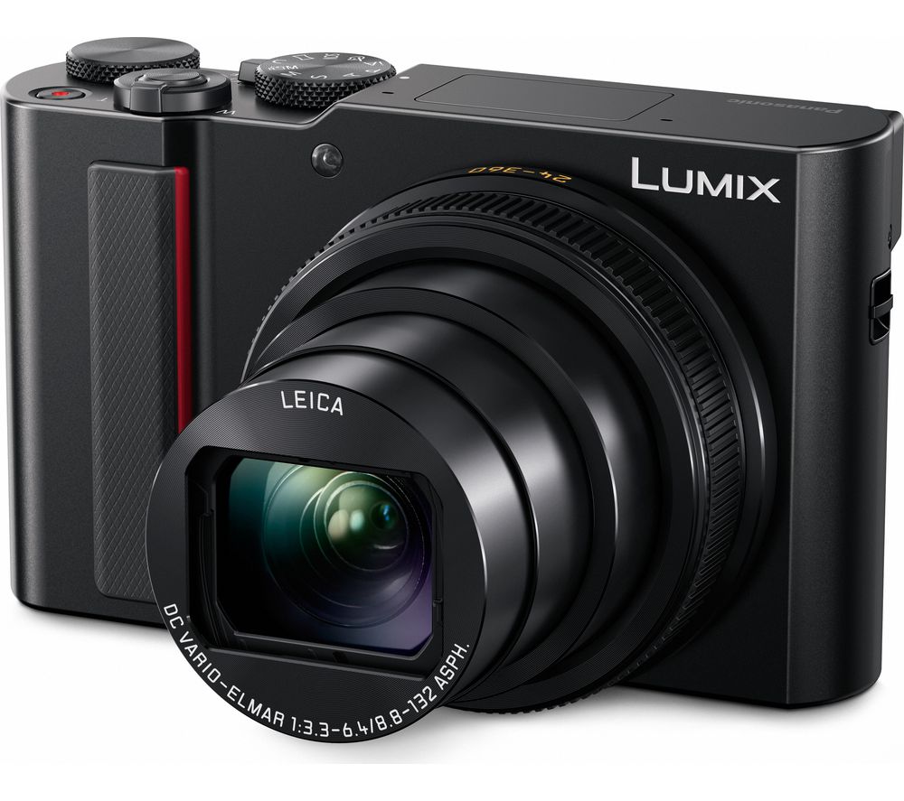 PANASONIC Lumix DC-TZ200EB-K High Performance Compact Camera - Black, Black