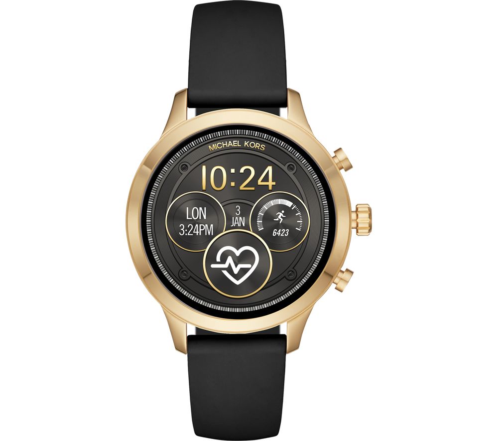 MICHAEL KORS Access Runway MKT5053 Smartwatch - Black & Gold, Black