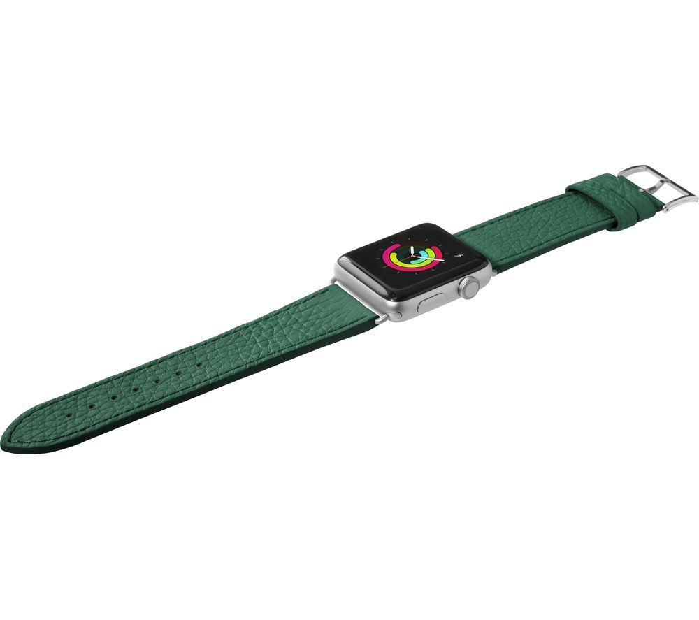 LAUT Apple Watch 38 / 40 mm Milano Leather Loop Strap - Emerald, Small