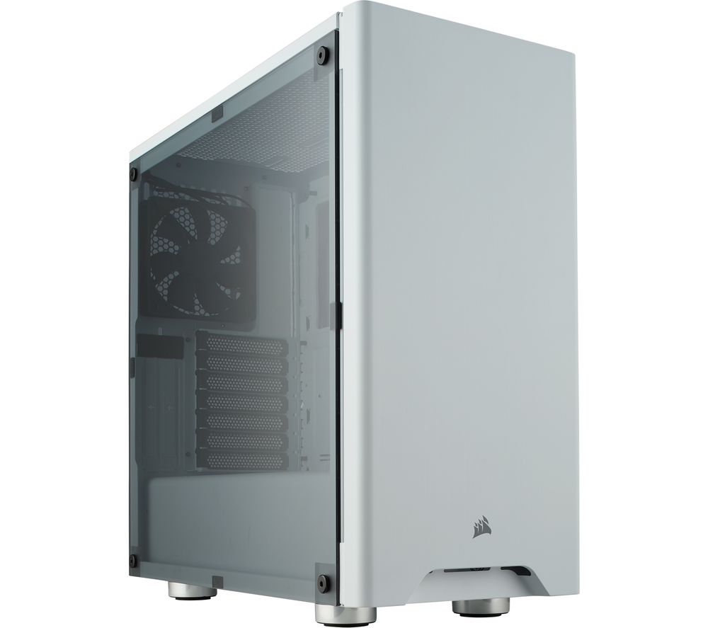 CORSAIR Carbide Series 275R Mid-Tower ATX PC Case - Acrylic White, White