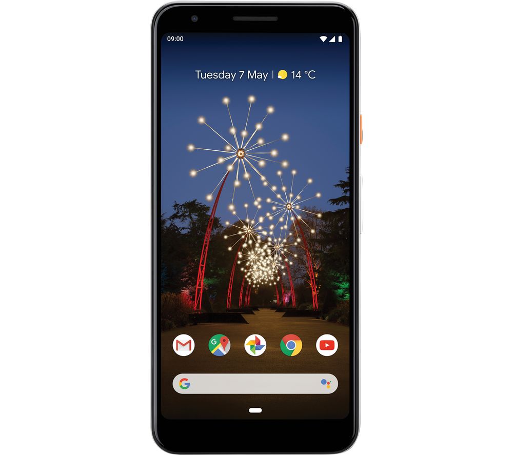 Google Pixel 3a - 64 GB, Clearly White, White