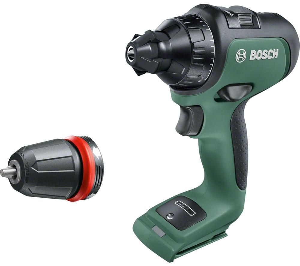 BOSCH AdvancedDrill 18 Cordless Drill Driver - Black & Green, Black