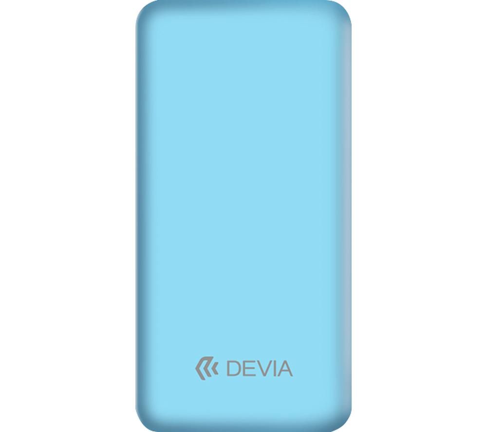 DEVIA DEV-SMARTV3-POW10-BLU Portable Power Bank - Blue, Blue