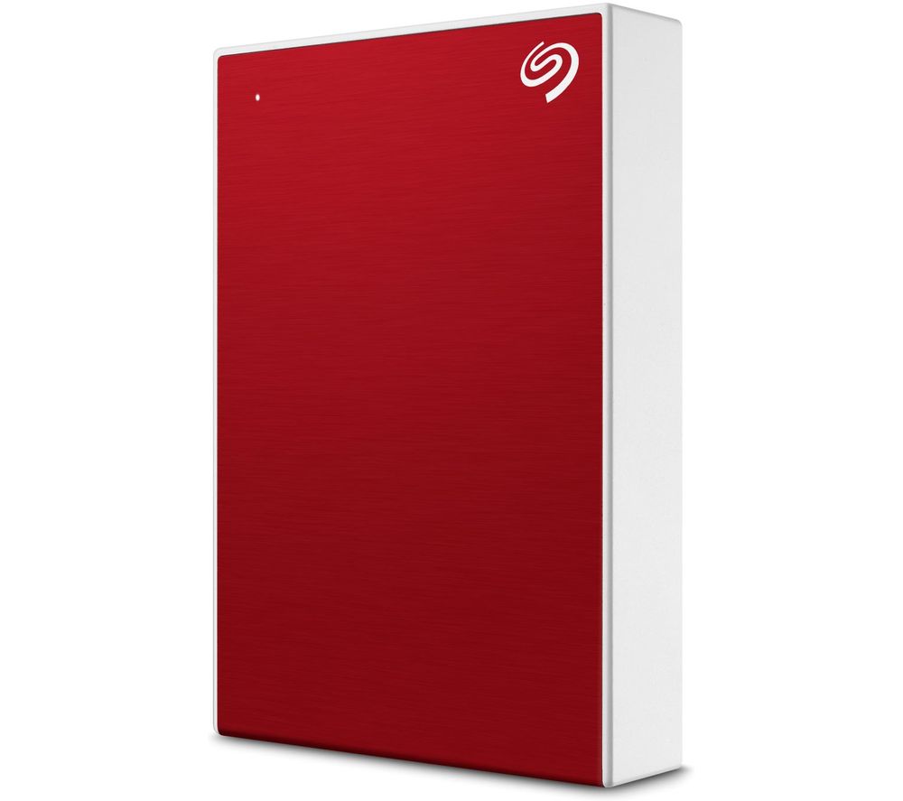 SEAGATE One Touch Portable Hard Drive - 1 TB, Red, Red