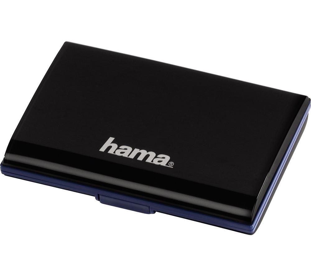 HAMA Fancy Memory Card Case - Black, Black