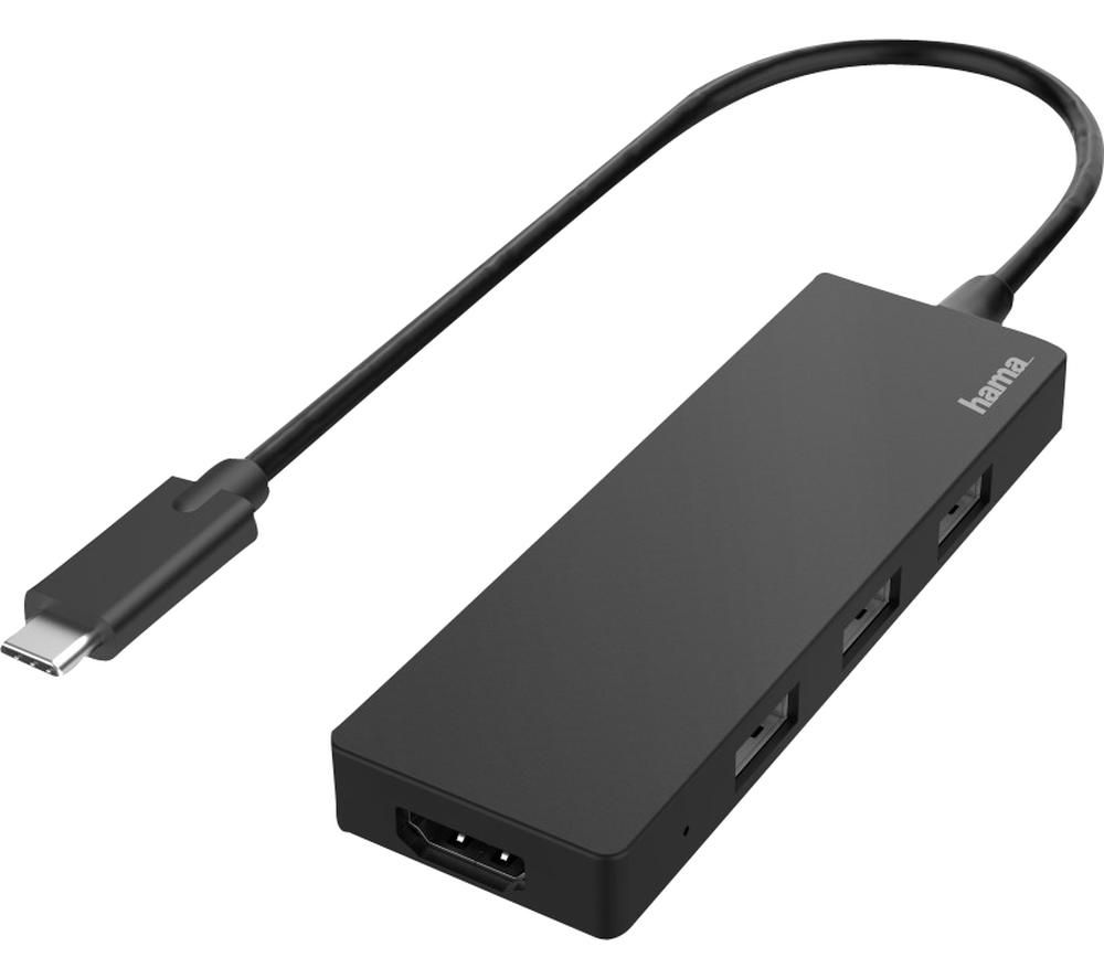 HAMA Multiport Adapter 4-port USB Type-C Hub