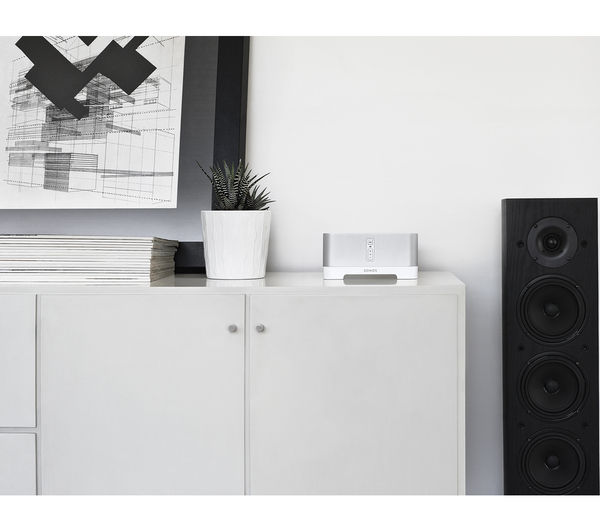 SONOS CONNECT:AMP Wireless Multi-Room Stereo Adaptor, White
