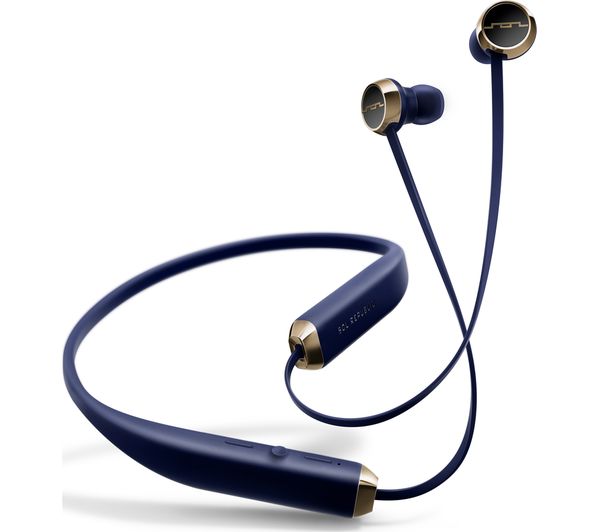 SOL REPUBLIC Shadow Wireless Bluetooth Headphones - Navy, Navy