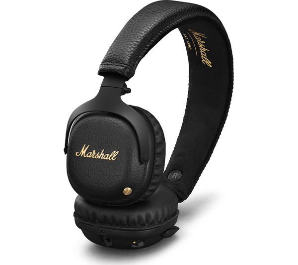 Marshall Mid A.N.C Wireless Bluetooth Noise-Cancelling Headphones - Black, Black