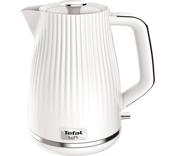 TEFAL Loft KO250140 Rapid Boil Traditional Kettle - Pure White, White