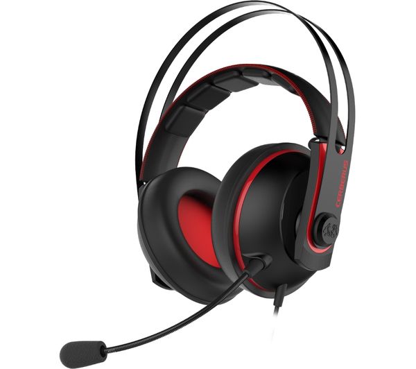ASUS Cerberus V2 Gaming Headset - Red, Red