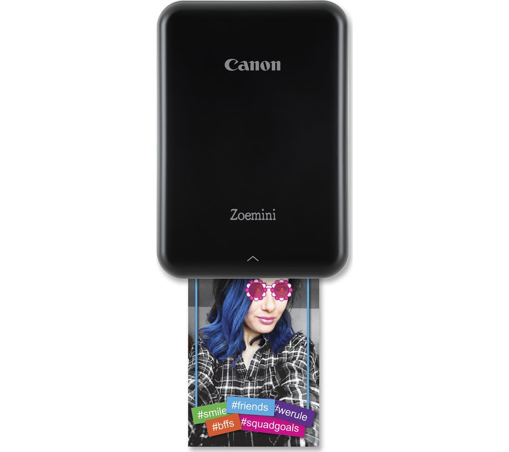 CANON Zoemini Mobile Photo Printer � Black, Black
