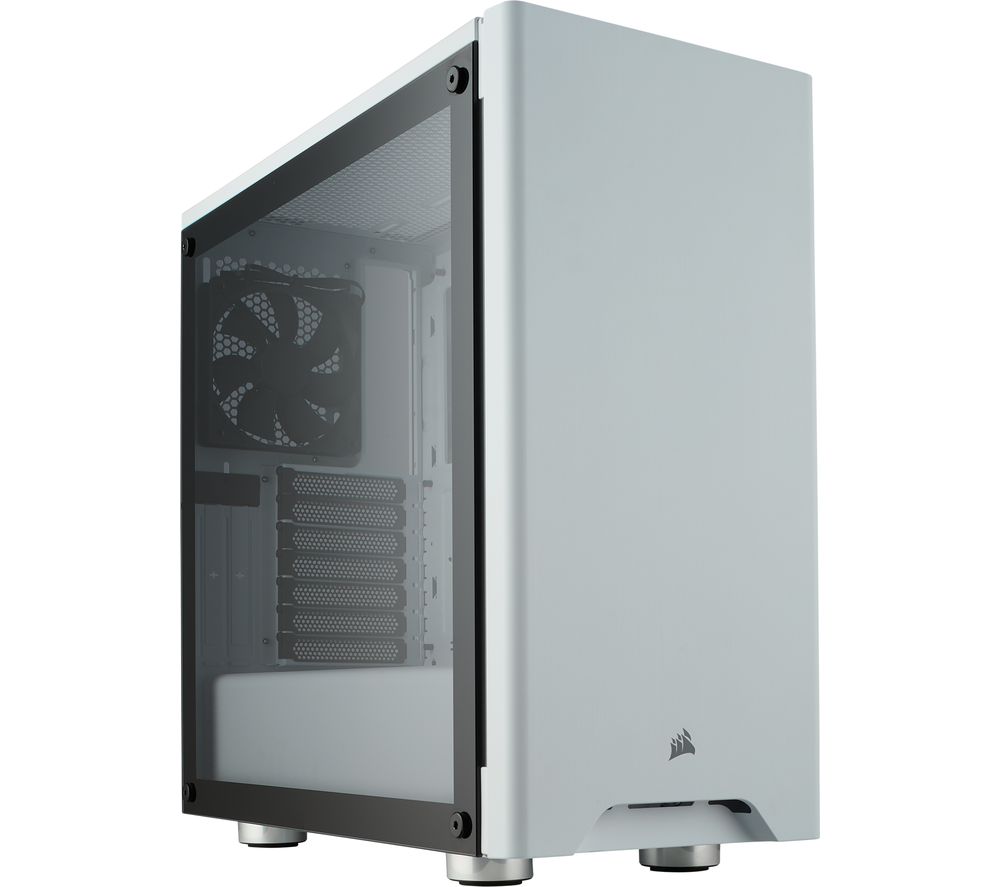CORSAIR Carbide Series 275R Mid-Tower ATX PC Case - White, White