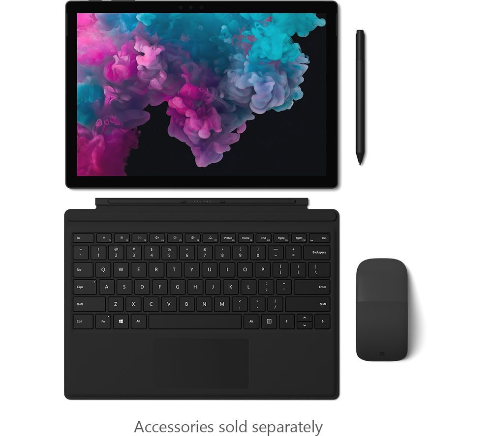 MICROSOFT 12.3" Intel® Core i5 Surface Pro 6 & Typecover Bundle - 256 GB SSD, Black, Black