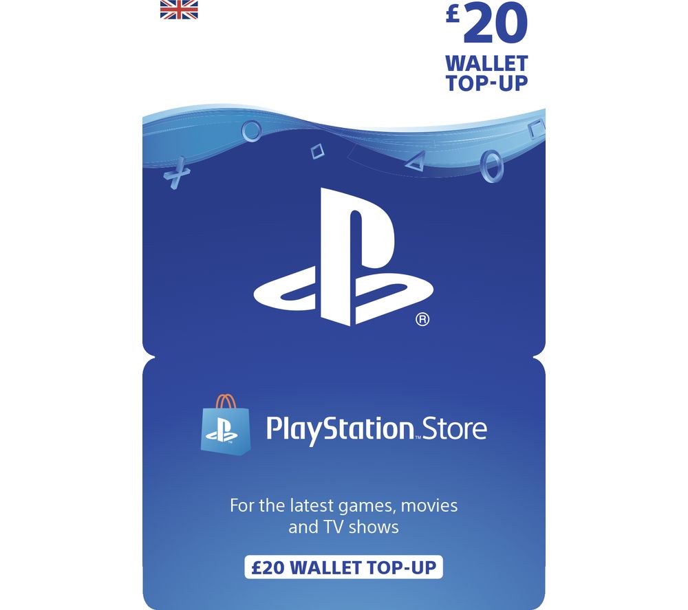 PLAYSTATION PlayStation Store £20 Wallet Top-Up