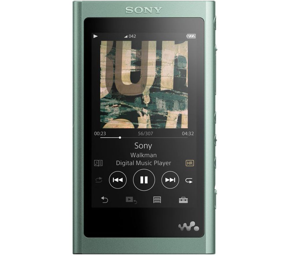 SONY Walkman NW-A55L Touchscreen MP3 Player with FM Radio - 16 GB, Green, Green
