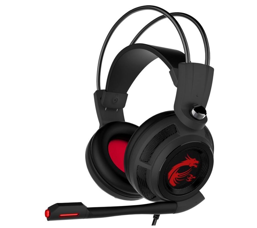 MSI DS502 7.1 Gaming Headset - Black, Black