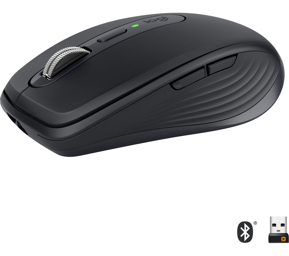 LOGITECH MX Anywhere 3 Wireless Darkfield Mouse - Graphite, Black