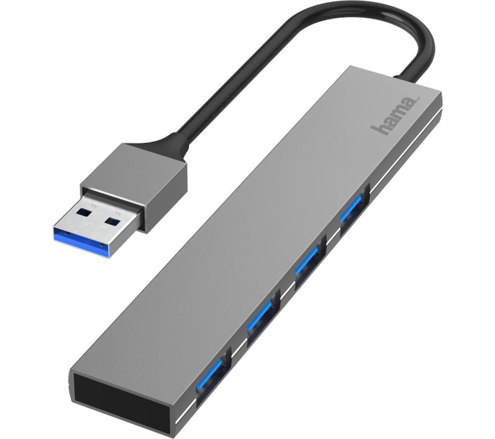 HAMA Ultra-Slim 4-port USB 3.0 Hub