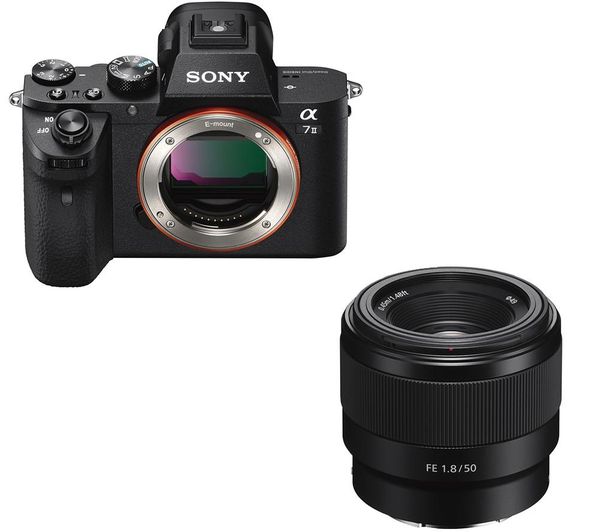 SONY a7 II Mirrorless Camera & FE 50 mm f/1.8 Standard Prime Lens Bundle