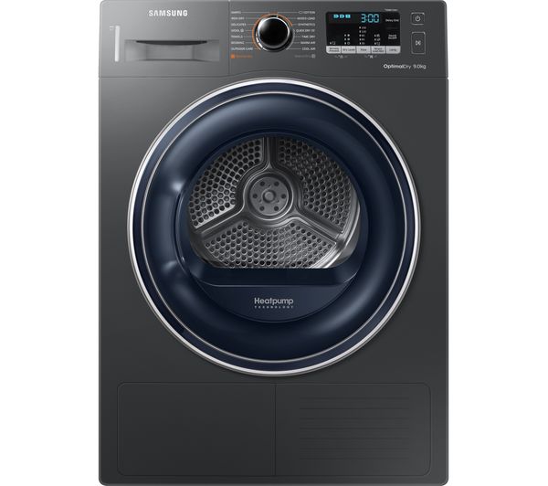 SAMSUNG DV90M50003X/EU 9 kg Heat Pump Tumble Dryer - Graphite, Graphite