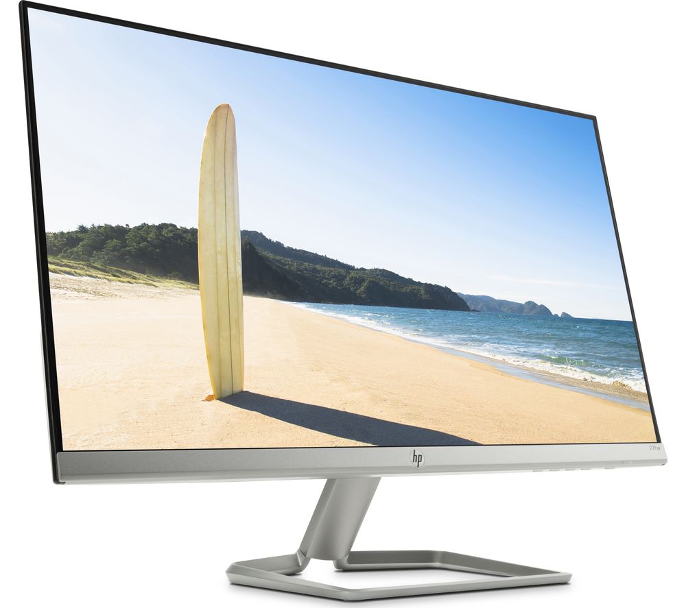 HP 27fw with Audio Full HD 27" IPS LCD Monitor - White, White