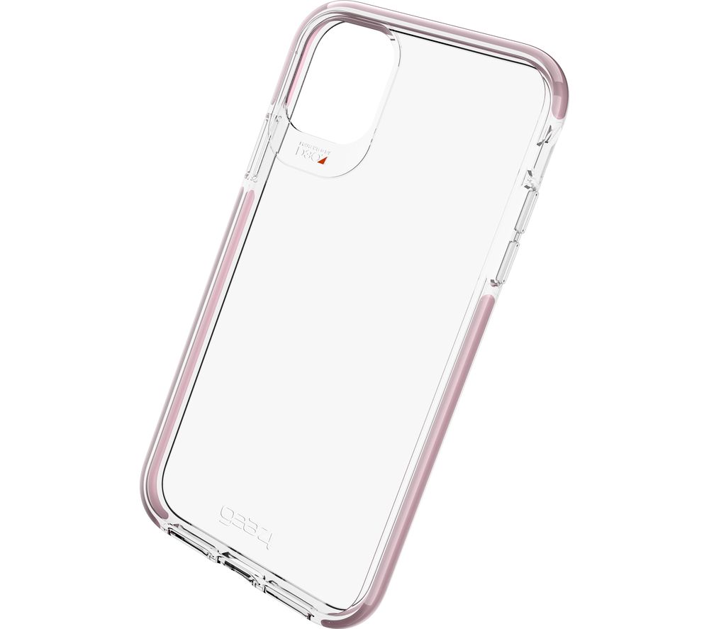 GEAR4 Piccadilly iPhone 11 Case - Clear & Rose Gold, Gold