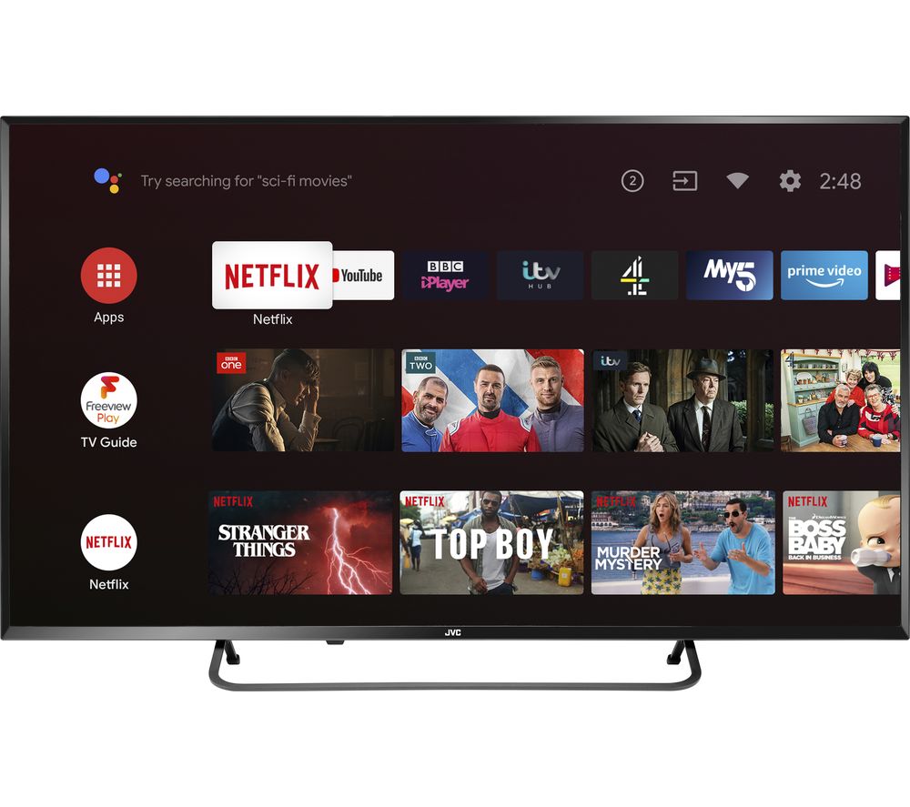 55" JVC LT-55CA890 Android TV  Smart 4K Ultra HD HDR LED TV with Google Assistant