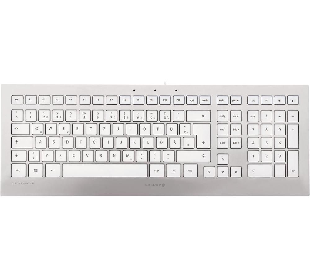 CHERRY Strait 3.0 Mac Keyboard - Silver, Silver